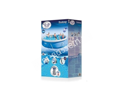 Надувной бассейн Bestway 57313 (457х84) – идеальный выбор для лета