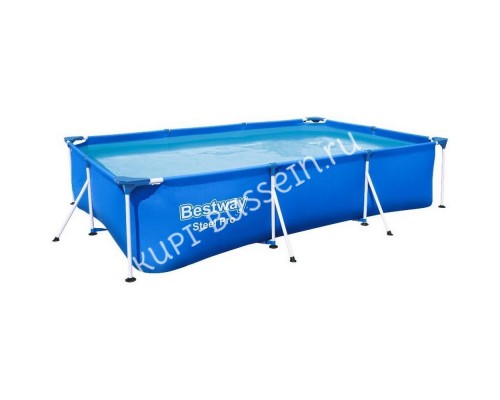Каркасный бассейн Bestway Steel Pro 56411 (300х201х66) для вашего сада Каркасный бассейн Bestway Steel Pro 56411 (300х201х66) для вашего сада