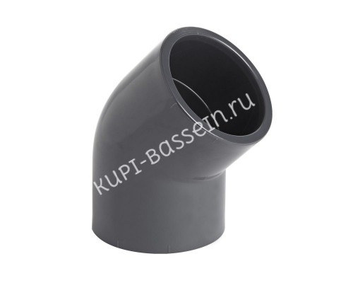 Угол клеевой 45° d50 PN10 AQUAVIVA для бассейна