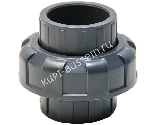 Муфта разборная c уплотнением EPDM d20 AQUAVIVA для бассейна Муфта разборная c уплотнением EPDM d20 AQUAVIVA для бассейна
