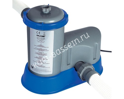 Фильтрационная установка Bestway 58389 Картриджная (5,7m3/h) для бассейна