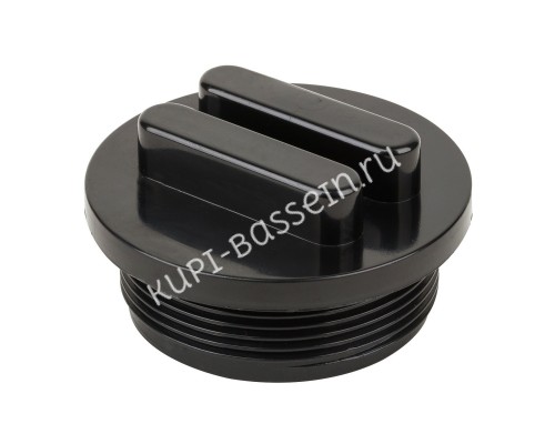Боковая вентильная заглушка AquaViva 2,0" черная (01013101)