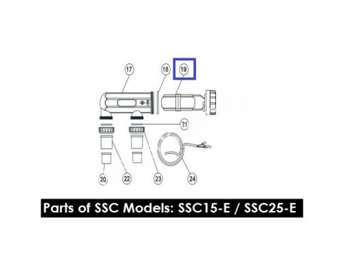 Заменяемая ячейка для Aquaviva SSC15 (08050018)