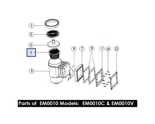Корзинка с ручкой для скиммеров Aquaviva Standard EM0010/0020 (89150201/89150101)