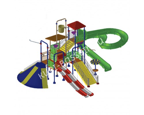 Комплекс водных горок Arihant WAPS 6B (20.0х16.0 м)