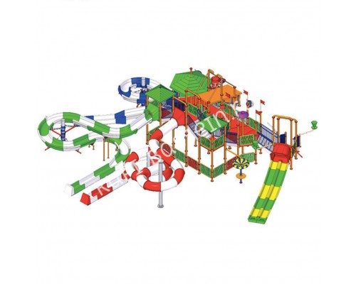 Комплекс водных горок Arihant WAPS 7A (27.0х24.0 м)