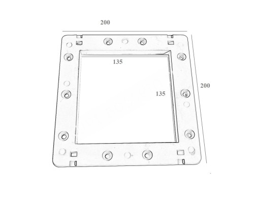 Рамка скиммера AquaViva EM0010 01051048
