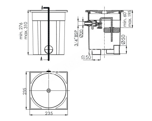 Автоматический регулятор уровня воды Aquaviva RO-7