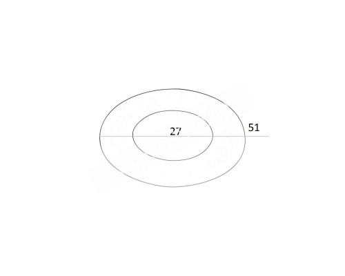 Уплотнительное кольцо клапана Hayward TOP 6-ти поз. 1,5" SP0714TE (SPX0735GA)