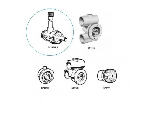 Закладная часть Hayward JET-AIR SP1430 (1 1/2") для гидромассажной форсунки