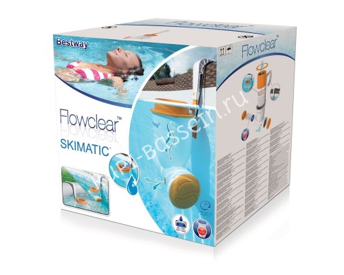 Фильтр-насос Bestway 58462 со скиммером (2574 л/ч) для бассейна Фильтр-насос Bestway 58462 со скиммером (2574 л/ч) для бассейна