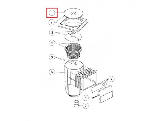 Крышка для скиммеров Aquaviva серии EM0130/EM0140/RO-7