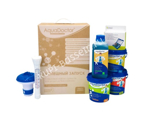 Стартовый набор для бассейна AquaDoctor 7 в 1. Химия для бассейна