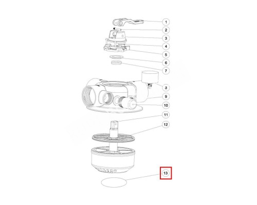 Уплотнительное кольцо диффузора Aquaviva для крана MPV16
