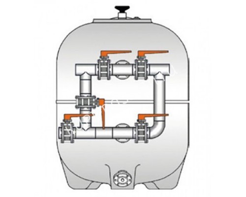 Пятикрановая обвязка Hayward HCB2504UN 250 мм