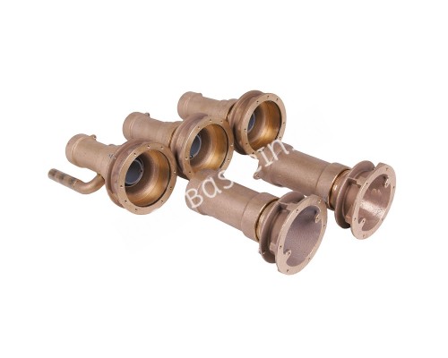 Проходы стеновые Fitstar 8640050 для Combi-Whirl, 3 форсунки, 2 водозабор, 240 мм