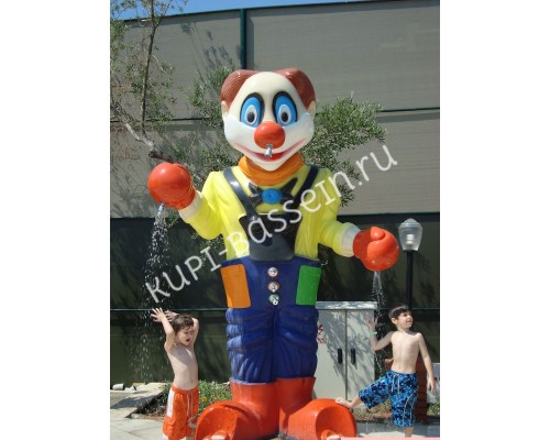Водный аттракцион душ Polin Клоун