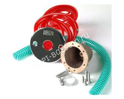 Пневмокнопка Fitstar 7010121 с закладной, бетон, для морской воды