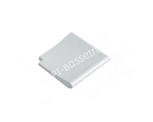 Внешний прямой угловой копинговый камень Carobbio Expo, 370x370 мм (песочный)