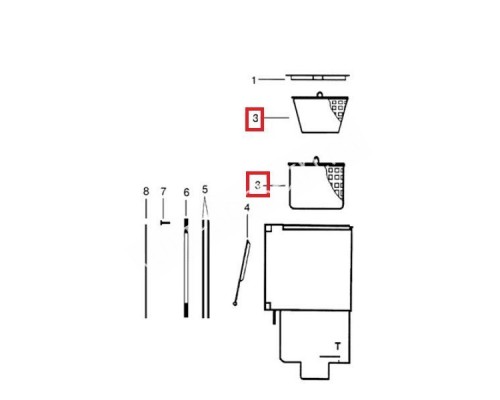 Корзина для скиммеров Hayward SP1084 и SP1085 (SPX1082CA) Корзина для скиммеров Hayward SP1084 и SP1085 (SPX1082CA)