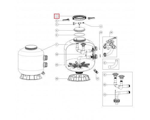 Ручка гайки Aquaviva RingLock