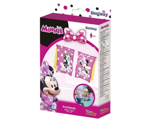 Нарукавники для плавания Bestway 91038 Minnie (25x15 см) Нарукавники для плавания Bestway 91038 Minnie (25x15 см)