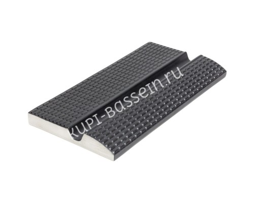 Поручень бортовой SertekPool 12.5х25 антрацит