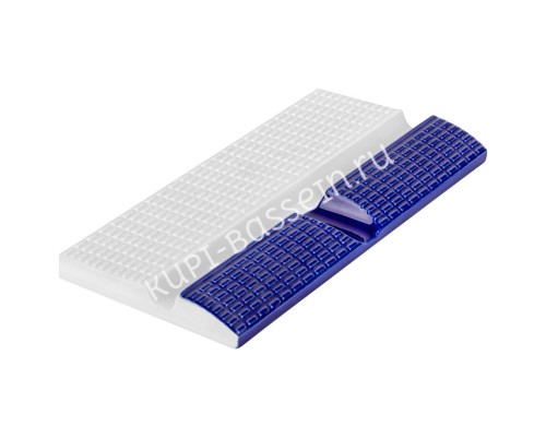 Поручень бортовой с водостоком SertekPool 12.5х25 кобальт 