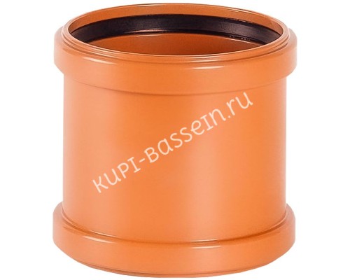 Муфта надвижная (ремонтная) НПВХ Aquaviva, d110 мм