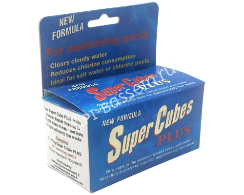 Флокулянт в гелевых блоках Melpool Super Cubes, 4x75 г Флокулянт в гелевых блоках Melpool Super Cubes, 4x75 г