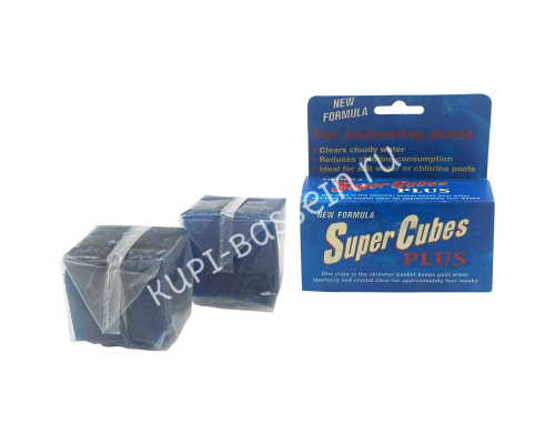 Флокулянт в гелевых блоках Melpool Super Cubes, 4x75 г Флокулянт в гелевых блоках Melpool Super Cubes, 4x75 г