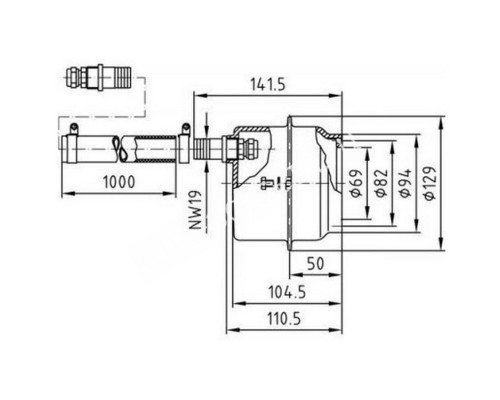 Закладная прожектора Фитстар 4250050, LED 4х3 Вт, бронза