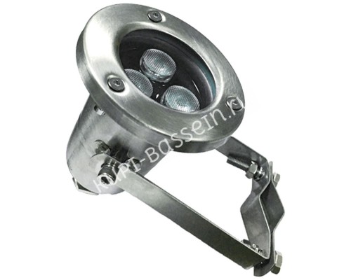 Прожектор для фонтана AquaViva LED 3W RGB для бассейна IP68 Прожектор для фонтана AquaViva LED 3W RGB для бассейна IP68