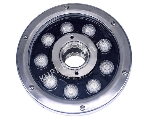 Прожектор для фонтана и бассейна AquaViva LED 9W RGB IP68 38 мм Прожектор для фонтана и бассейна AquaViva LED 9W RGB IP68 38 мм