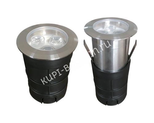 Прожектор в террасу AquaViva LED 3led 3W 12V AC/DC Белый теплый для бассейна