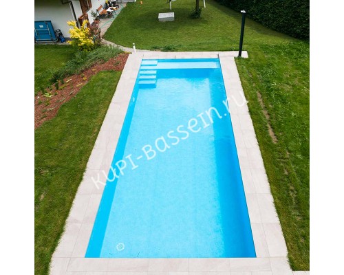 Лайнер Cefil Touch Onyx Hawai для бассейна 1.65x25м (голубой сланец)