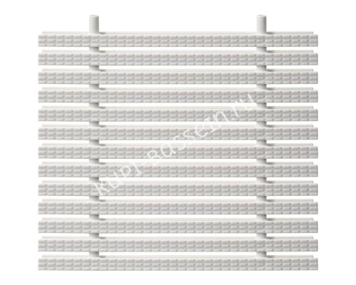 Переливная решетка 2-е. соед. AquaViva 295*25mm Classik