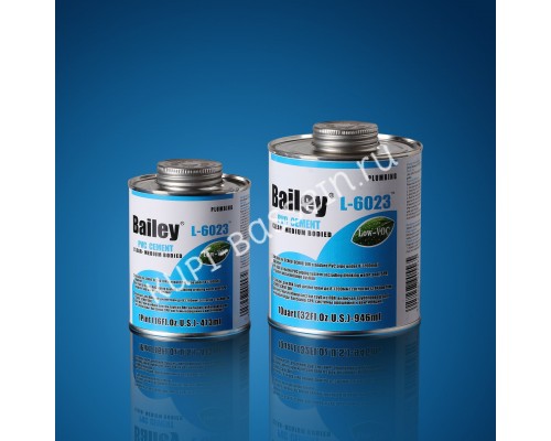 Клей для труб ПВХ Bailey L-6023 237 мл