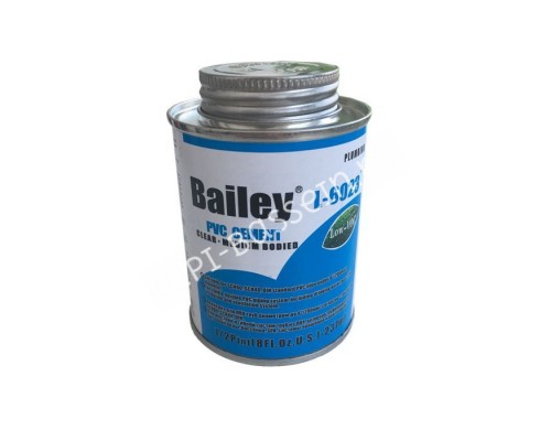 Клей для труб ПВХ Bailey L-6023 237 мл Клей для труб ПВХ Bailey L-6023 237 мл