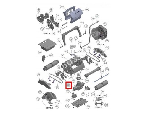 Управляющий мотор Aquabot Viva Go AS2904140-SP