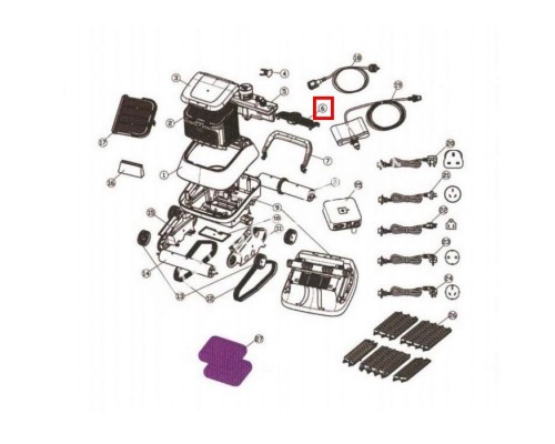 Крышка насоса Aquaviva (7310 Black Pearl)