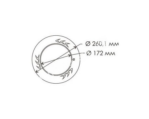 Лицевая рамка для прожектора Aquaviva LED003