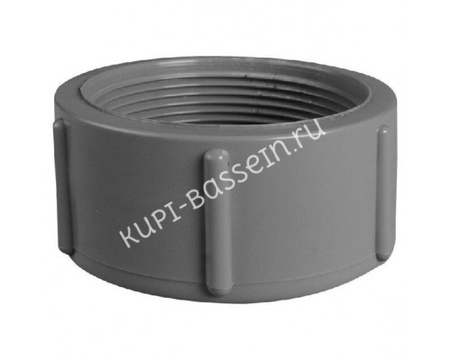 Заглушка ПВХ Era US601750 с внутренней резьбой, d50x1-1/2" для бассейна Заглушка ПВХ Era US601750 с внутренней резьбой, d50x1-1/2" для бассейна