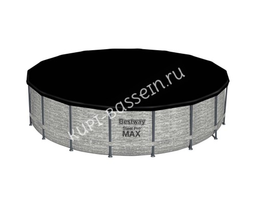 Каркасный бассейн Bestway 5619E (488х122 см), с картриджным фильтром, лестницей и защитным тентом Каркасный бассейн Bestway 5619E (488х122 см), с картриджным фильтром, лестницей и защитным тентом