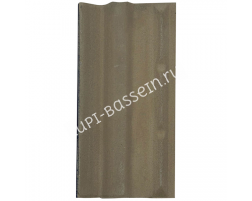 Плитка керамическая бордюрная Aquaviva с поручнем, 240х115х30 мм