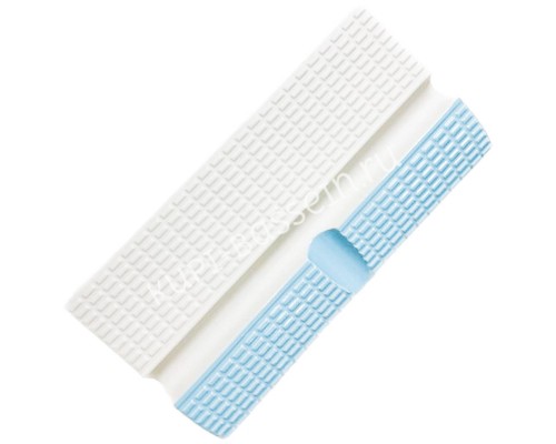 Поручень бортовой с водостоком SertekPool 12,5х25 (Blue)