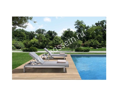 Шезлонг Aquaviva Oslo Серый микс 780*1980*330