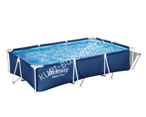 Каркасный бассейн Bestway Steel Pro 56404 (300х201х66см) без Ф/У Каркасный бассейн Bestway Steel Pro 56404 (300х201х66см) без Ф/У