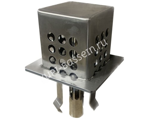 Шумогаситель на трубу Д63 мм, AISI 304