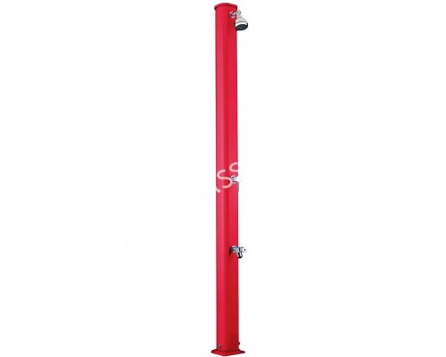 Душ солнечный AquaViva Jolly S 22л Red, алюминиевый для бассейна